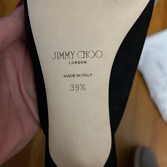 Jimmy Choo Black Suede Scarlette - Picture 7 of 8